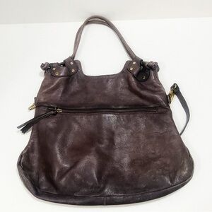 Vintage Pietro Alessandro NY brown Leather Shoulder Bag